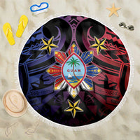 Philippines Guam Beach Blanket Filipino Sun With Guaman Seal