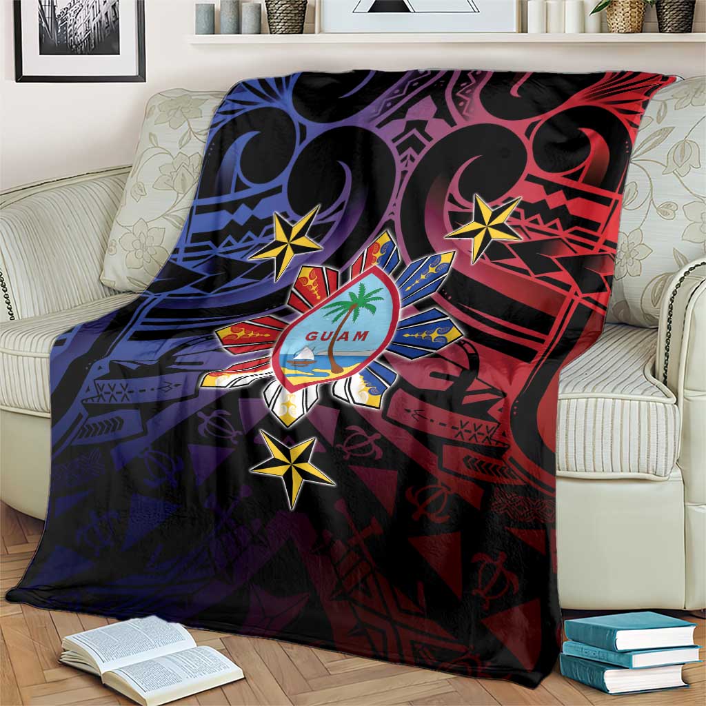 Philippines Guam Blanket Filipino Sun With Guaman Seal