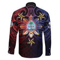 Philippines Guam Family Matching Summer Maxi Dress and Hawaiian Shirt Filipino Sun With Guaman Seal