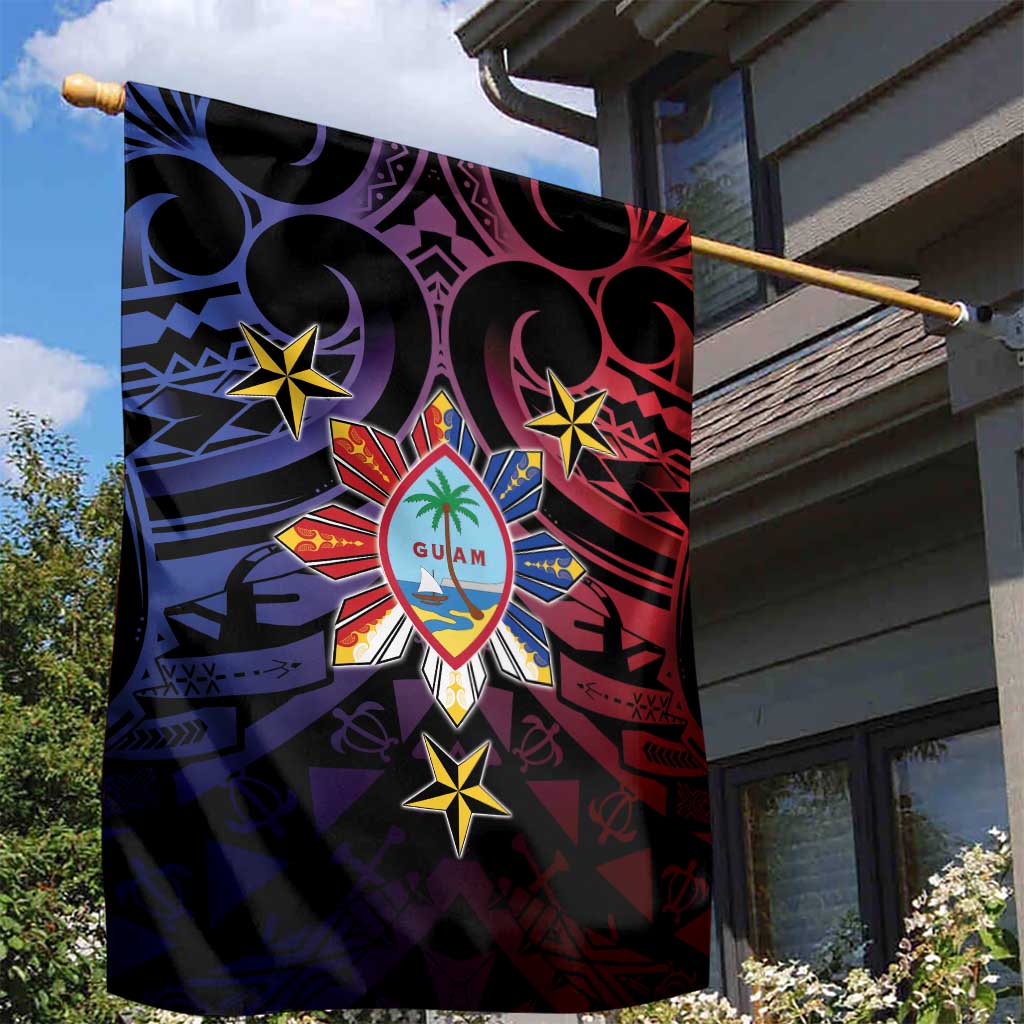 Philippines Guam Garden Flag Filipino Sun With Guaman Seal