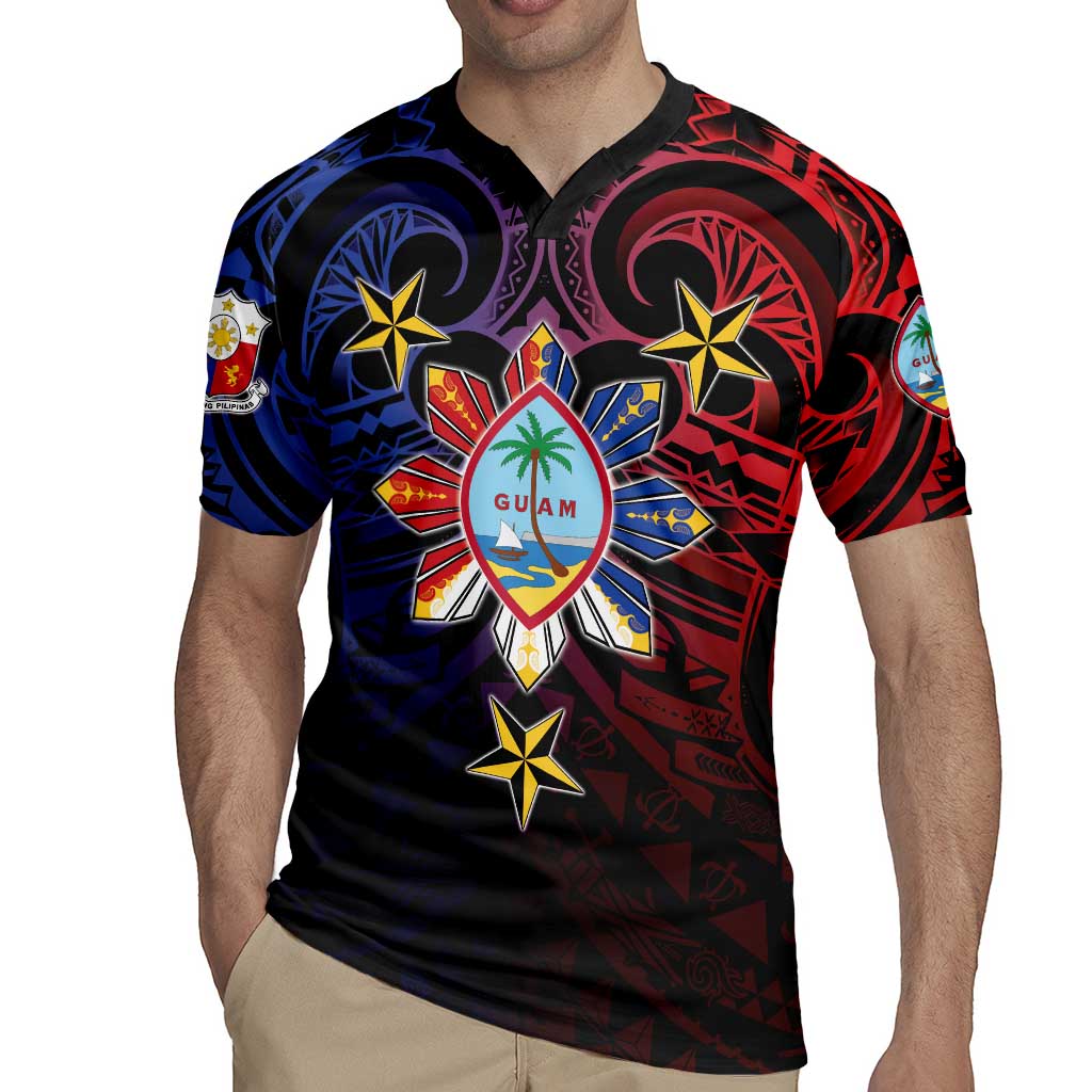 Philippines Guam Rugby Jersey Filipino Sun With Guaman Seal