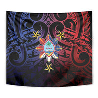 Philippines Guam Tapestry Filipino Sun With Guaman Seal