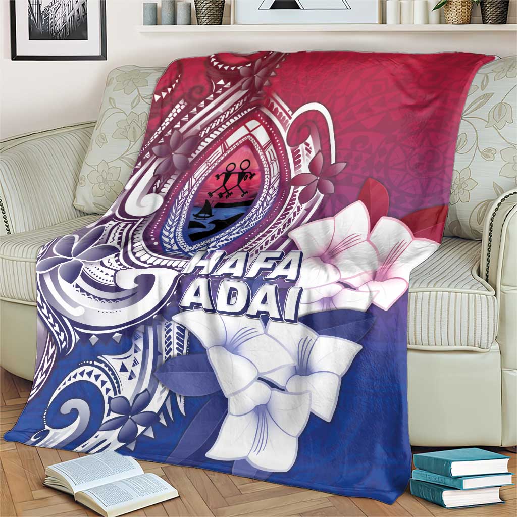 Guam Gadao Blanket Hafa Adai Micronesian Tribal Pattern