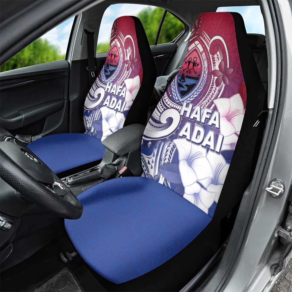Guam Gadao Car Seat Cover Hafa Adai Micronesian Tribal Pattern