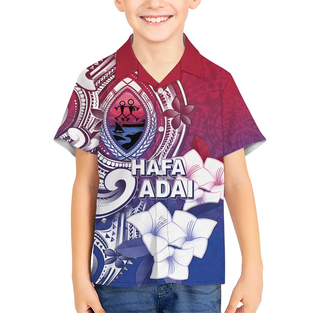 Guam Gadao Hawaiian Shirt Hafa Adai Micronesian Tribal Pattern