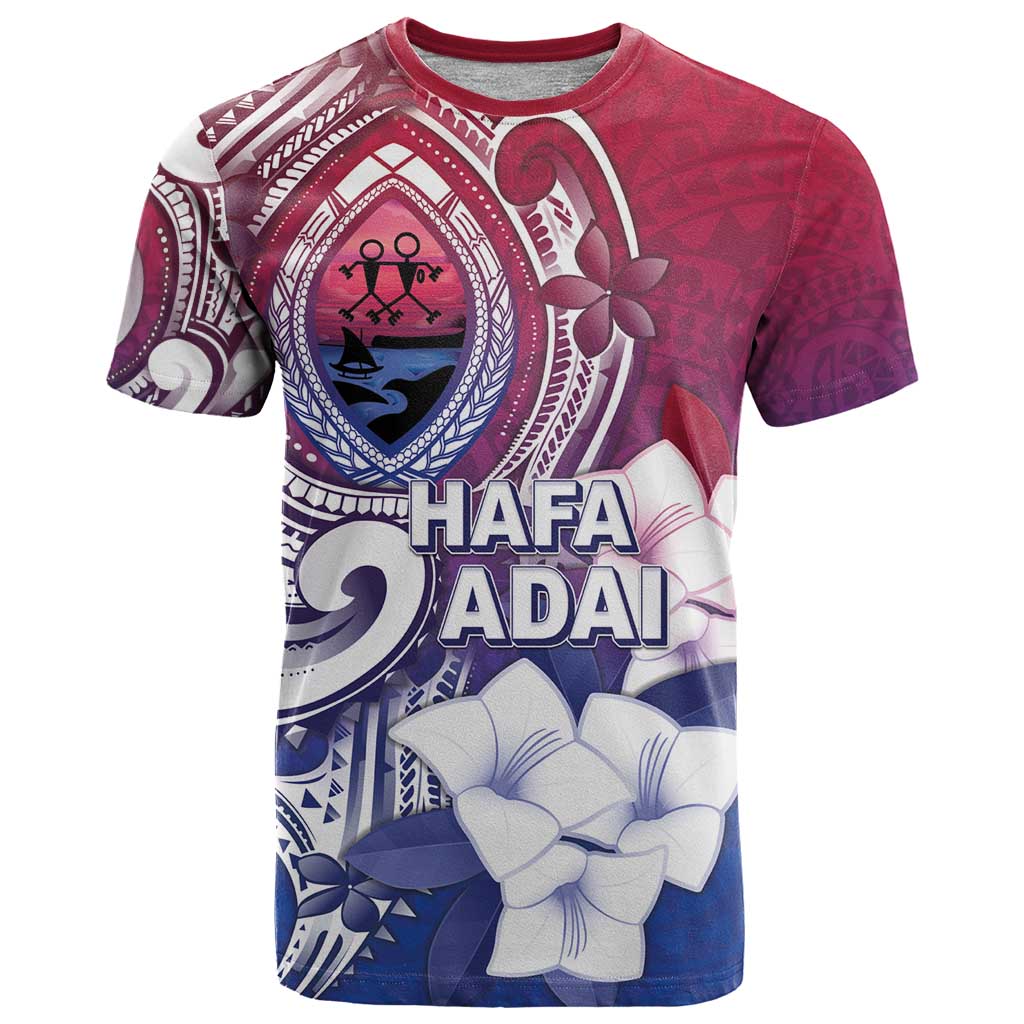 Guam Gadao T Shirt Hafa Adai Micronesian Tribal Pattern