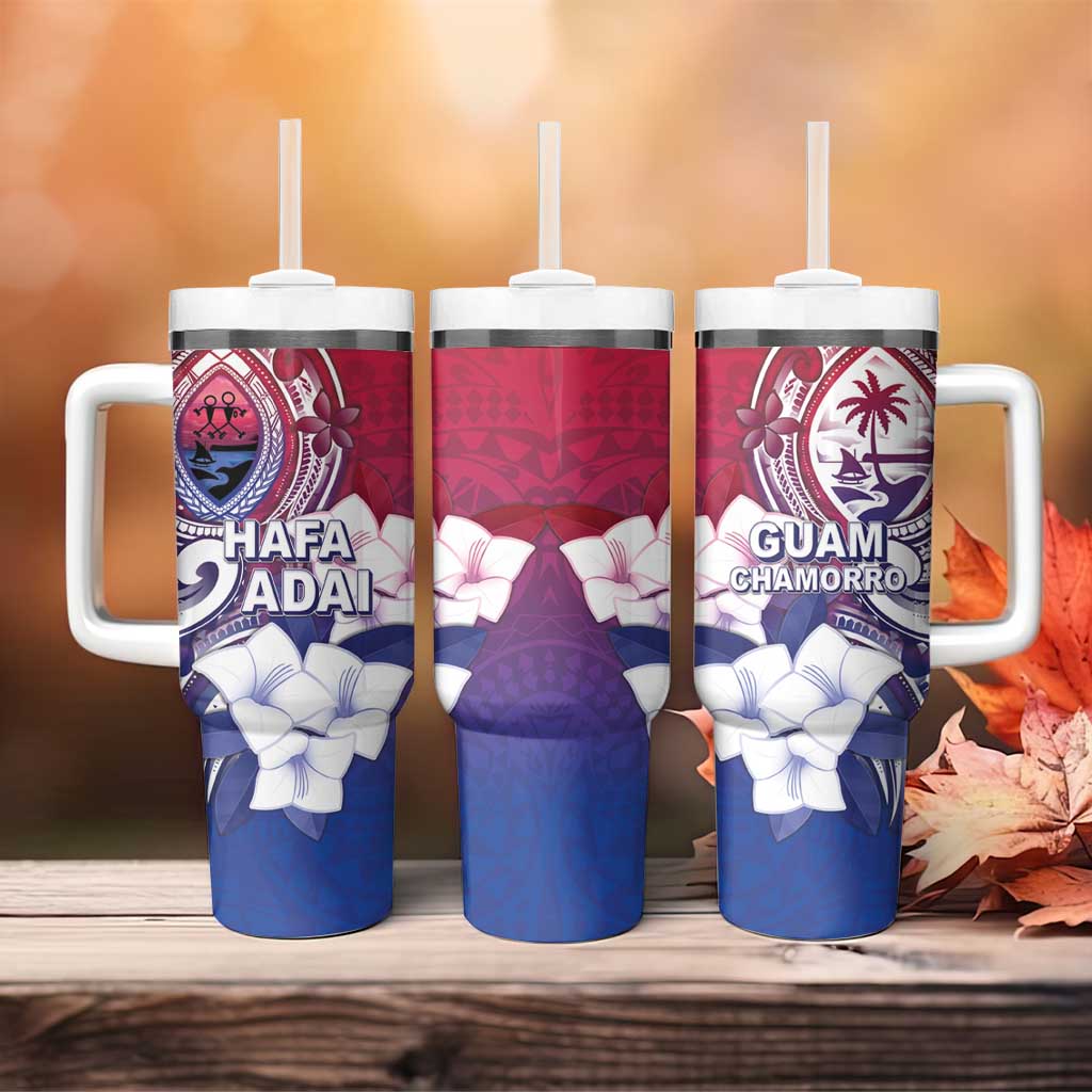 Guam Gadao Tumbler With Handle Hafa Adai Micronesian Tribal Pattern