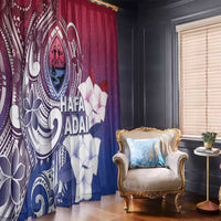 Guam Gadao Window Curtain Hafa Adai Micronesian Tribal Pattern