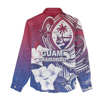 Guam Gadao Women Casual Shirt Hafa Adai Micronesian Tribal Pattern