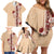 Tonga Language Week Family Matching Off Shoulder Short Dress and Hawaiian Shirt Hibiscus Tongan Ngatu Pattern
