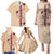 Tonga Language Week Family Matching Puletasi and Hawaiian Shirt Hibiscus Tongan Ngatu Pattern