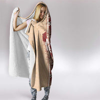 Tonga Language Week Hooded Blanket Hibiscus Tongan Ngatu Pattern LT05 - Polynesian Pride