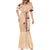 Tonga Language Week Mermaid Dress Hibiscus Tongan Ngatu Pattern