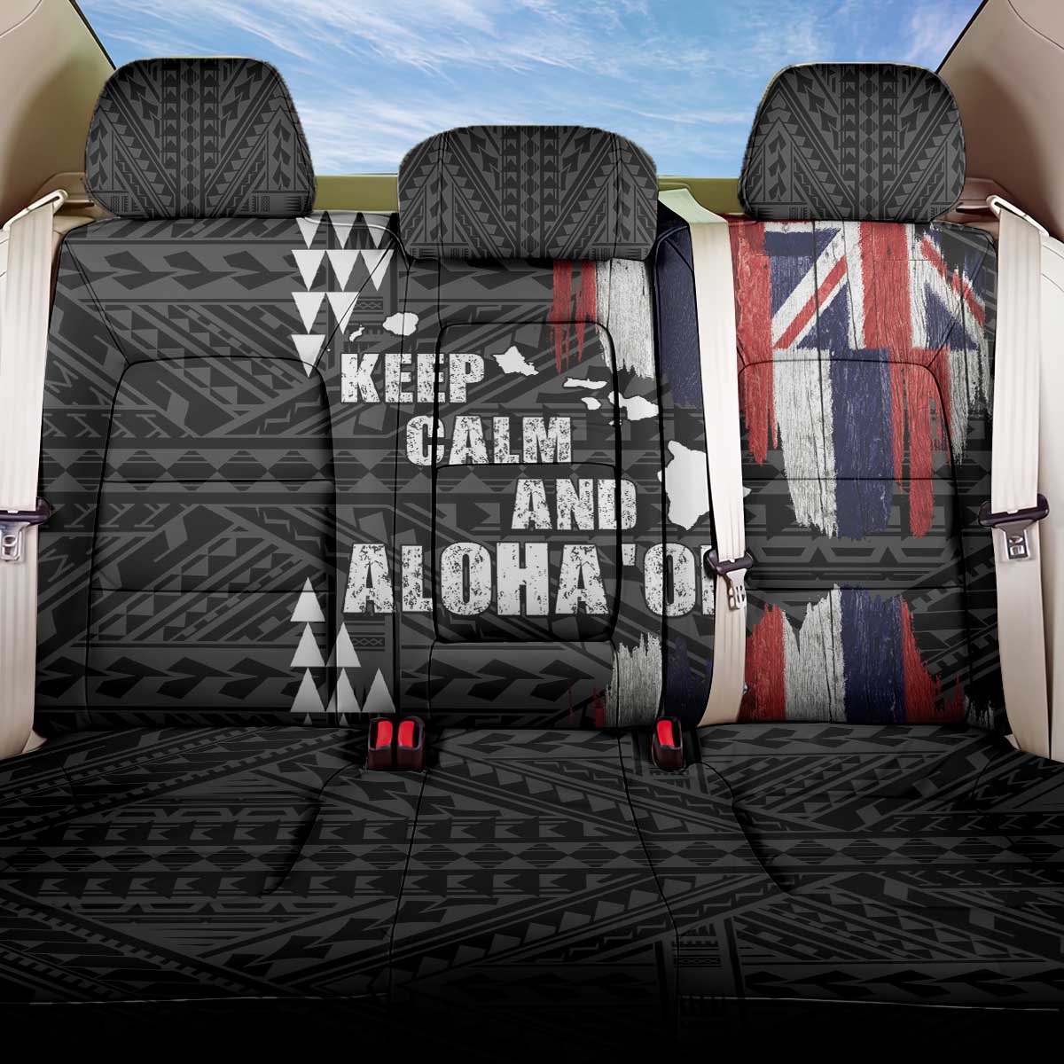 Hawaii 1959 Statehood Day Back Car Seat Cover Classic Style