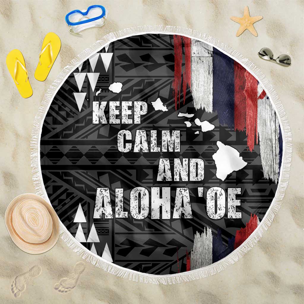 Hawaii 1959 Statehood Day Beach Blanket Classic Style LT05 One Size 150cm Black - Polynesian Pride