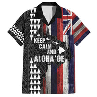 Hawaii 1959 Statehood Day Family Matching Puletasi and Hawaiian Shirt Classic Style LT05 Dad's Shirt - Short Sleeve Black - Polynesian Pride