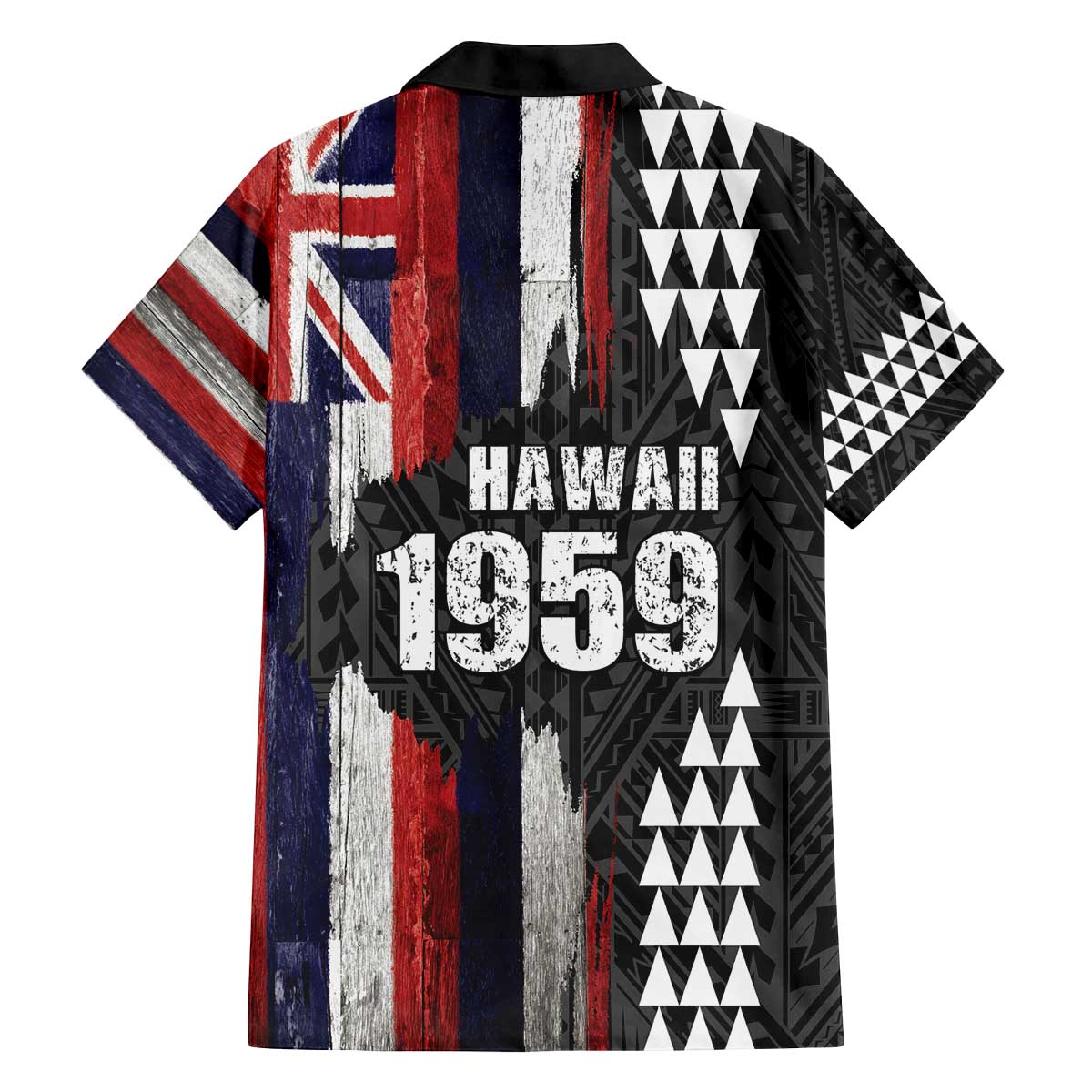 Hawaii 1959 Statehood Day Family Matching Puletasi and Hawaiian Shirt Classic Style LT05 - Polynesian Pride