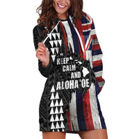 Hawaii 1959 Statehood Day Hoodie Dress Classic Style LT05 Black - Polynesian Pride