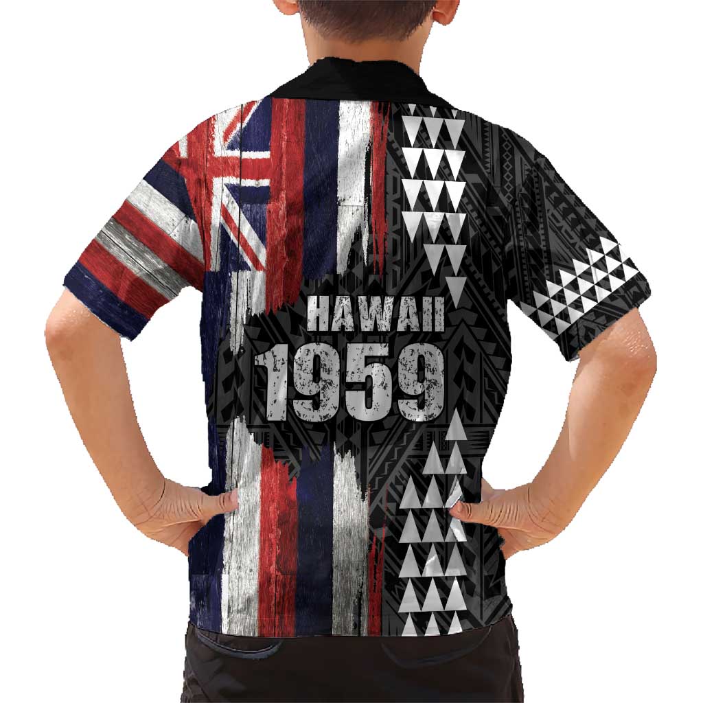 Hawaii 1959 Statehood Day Kid Hawaiian Shirt Classic Style