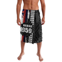 Hawaii 1959 Statehood Day Lavalava Classic Style LT05 Black - Polynesian Pride