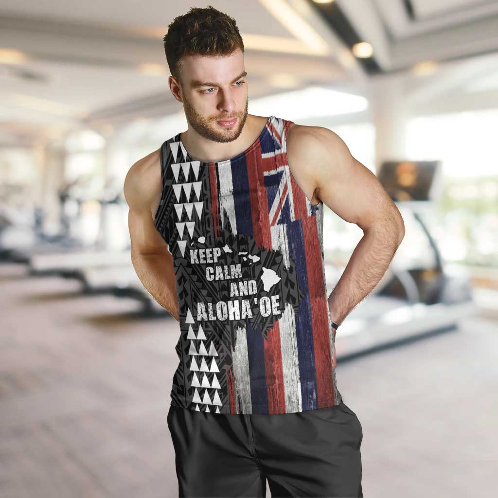 Hawaii 1959 Statehood Day Men Tank Top Classic Style LT05 Black - Polynesian Pride