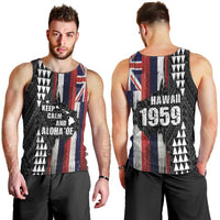Hawaii 1959 Statehood Day Men Tank Top Classic Style LT05 - Polynesian Pride