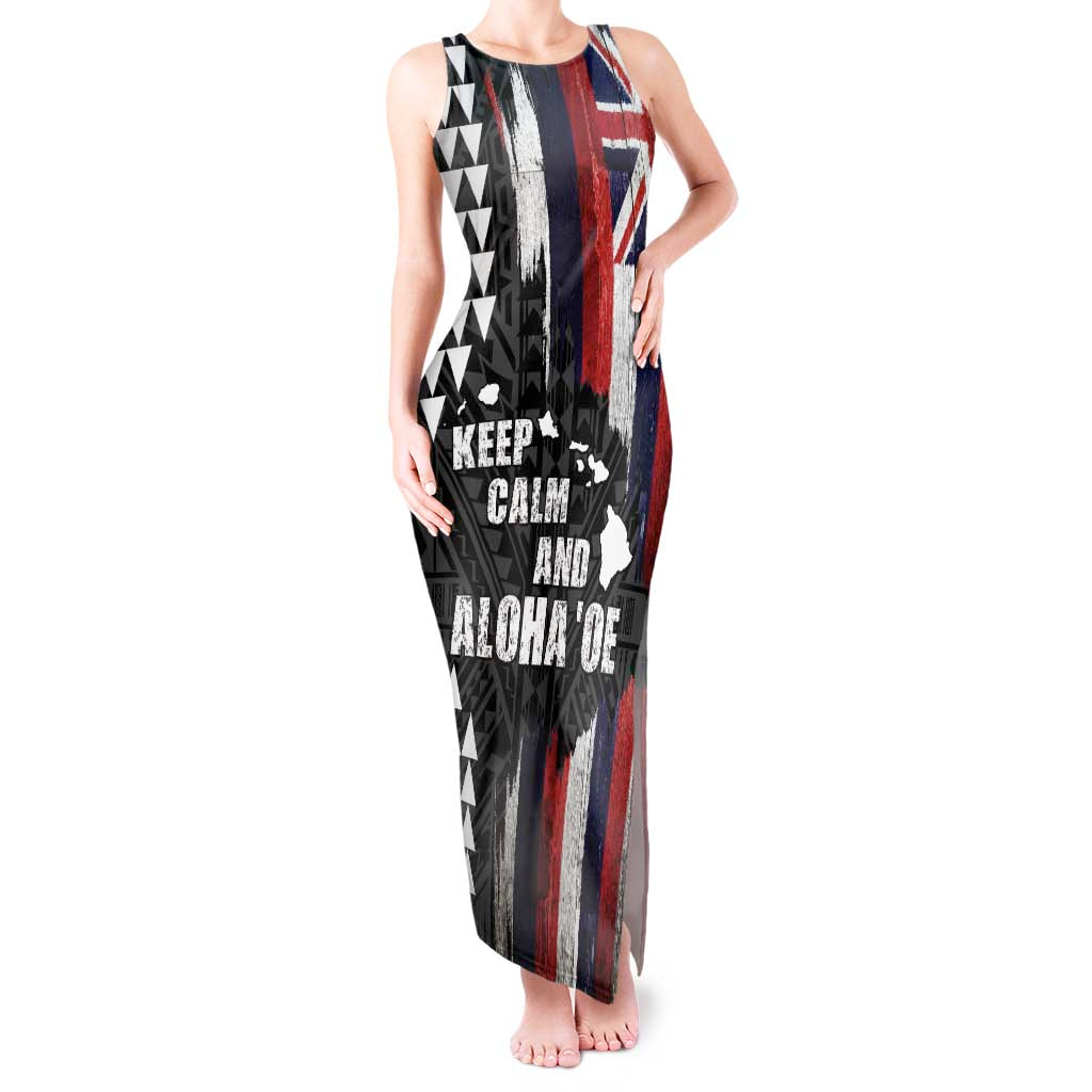 Hawaii 1959 Statehood Day Tank Maxi Dress Classic Style LT05 Women Black - Polynesian Pride
