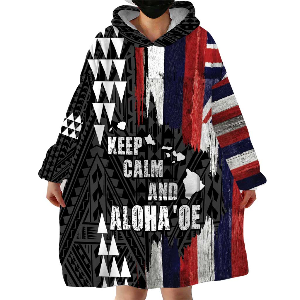 Hawaii 1959 Statehood Day Wearable Blanket Hoodie Classic Style LT05 - Polynesian Pride