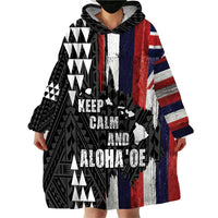 Hawaii 1959 Statehood Day Wearable Blanket Hoodie Classic Style LT05 - Polynesian Pride