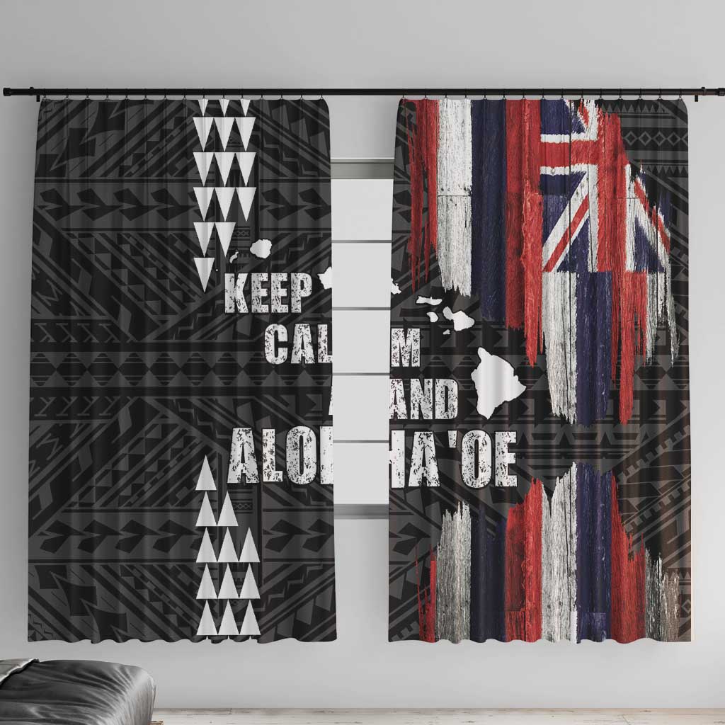 Hawaii 1959 Statehood Day Window Curtain Classic Style