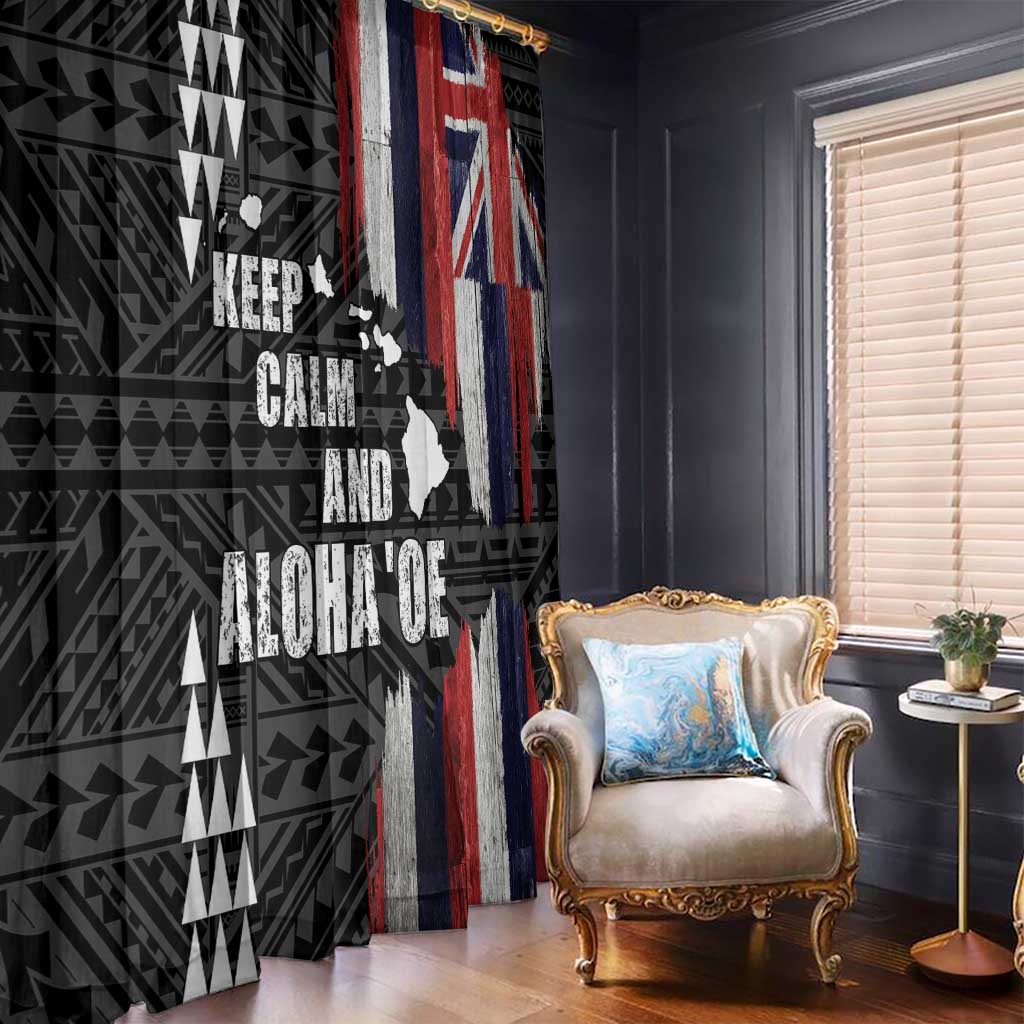 Hawaii 1959 Statehood Day Window Curtain Classic Style LT05 - Polynesian Pride