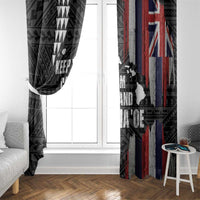 Hawaii 1959 Statehood Day Window Curtain Classic Style LT05 - Polynesian Pride