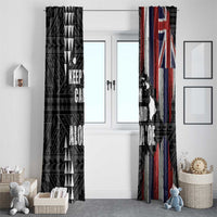 Hawaii 1959 Statehood Day Window Curtain Classic Style LT05 - Polynesian Pride