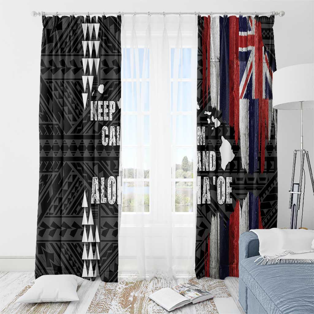Hawaii 1959 Statehood Day Window Curtain Classic Style LT05 - Polynesian Pride