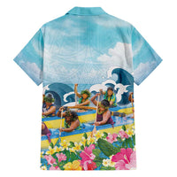 Hawaii Outrigger Canoe Race Hawaiian Shirt Polynesian Style Watercolor Style LT05 - Polynesian Pride