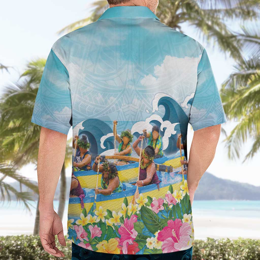 Hawaii Outrigger Canoe Race Hawaiian Shirt Polynesian Style Watercolor Style LT05 - Polynesian Pride