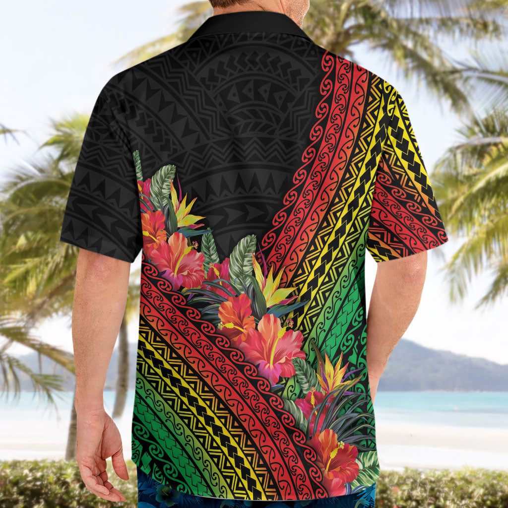 Retro Hawaiian Singer Hawaiian Shirt Polynesian Style Tropical Flowers LT05 - Polynesian Pride