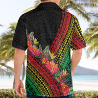 Retro Hawaiian Singer Hawaiian Shirt Polynesian Style Tropical Flowers LT05 - Polynesian Pride