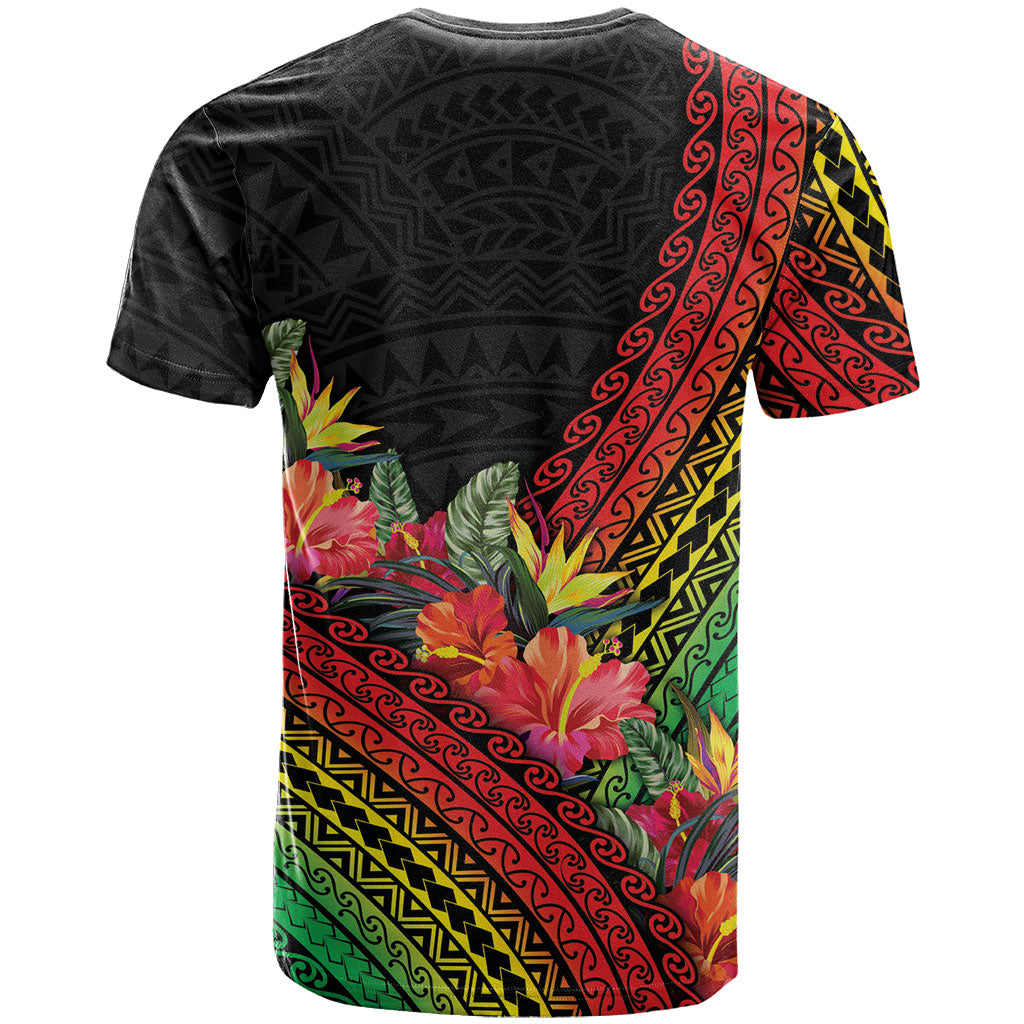 Retro Hawaiian Singer T Shirt Polynesian Style Tropical Flowers LT05 - Polynesian Pride