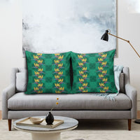 Hawaii Waikiki King Pillow Cover Green Quilt With Pua Manu LT05 - Polynesian Pride