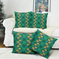Hawaii Waikiki King Pillow Cover Green Quilt With Pua Manu LT05 - Polynesian Pride