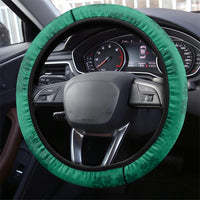 Hawaii Waikiki King Steering Wheel Cover Green Quilt With Pua Manu LT05 - Polynesian Pride