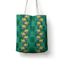 Hawaii Waikiki King Tote Bag Green Quilt With Pua Manu LT05 - Polynesian Pride