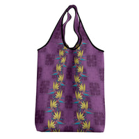 Hawaii Waikiki King Grocery Bag Purple Quilt With Pua Manu LT05 - Polynesian Pride