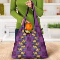 Hawaii Waikiki King Grocery Bag Purple Quilt With Pua Manu LT05 - Polynesian Pride