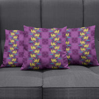 Hawaii Waikiki King Pillow Cover Purple Quilt With Pua Manu LT05 - Polynesian Pride