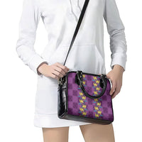 Hawaii Waikiki King Shoulder Handbag Purple Quilt With Pua Manu LT05 - Polynesian Pride