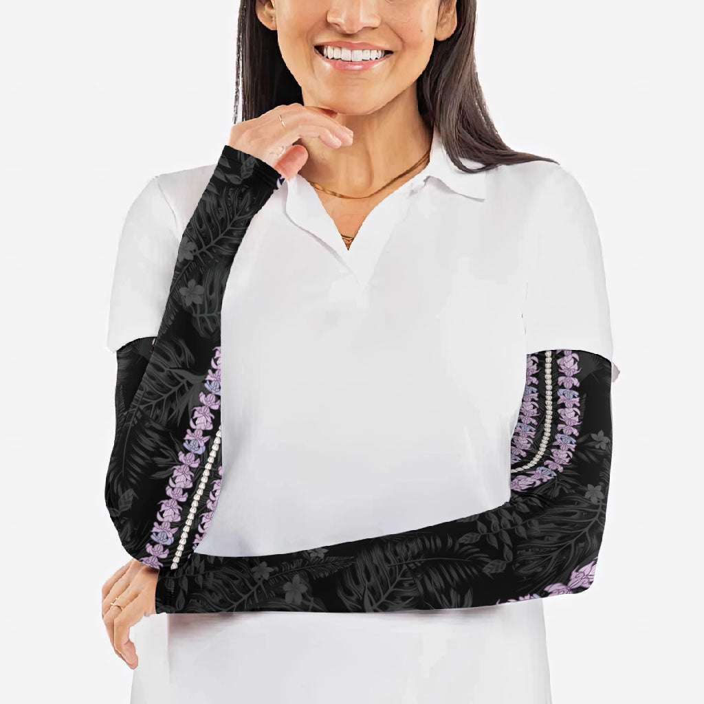 Hawaii Queen Liliuokalani Arm Sleeves Hawaiian Lei Pua Kalaunu LT05 - Polynesian Pride