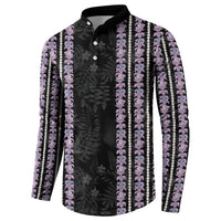 Hawaii Queen Liliuokalani Button Sweatshirt Hawaiian Lei Pua Kalaunu LT05 - Polynesian Pride