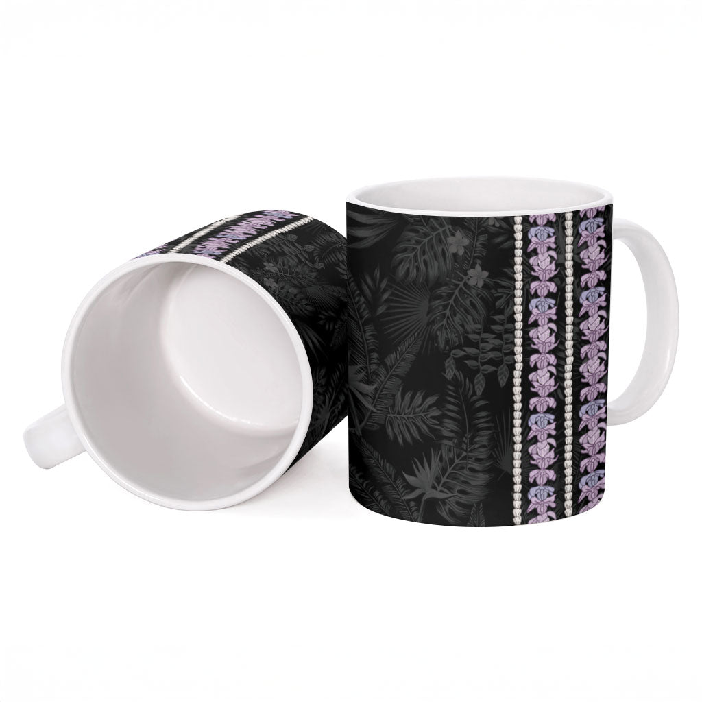 Hawaii Queen Liliuokalani Ceramic Mug Hawaiian Lei Pua Kalaunu LT05 - Polynesian Pride